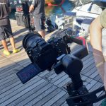 Student volunteering for the Ocean Race!